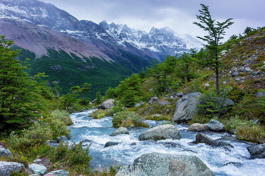 Patagonian Stream Photograph by Kent Nancollas