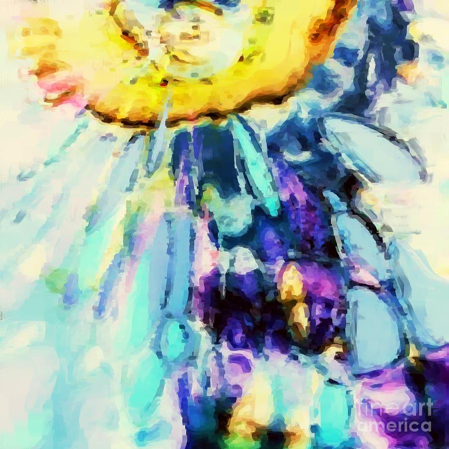 PATCH GRAPHIC, BLOWN GLASS, MARGARITA IMG_20160927_144008_Painting NEG 90 SM, tie die Digital Art by Scott S Baker