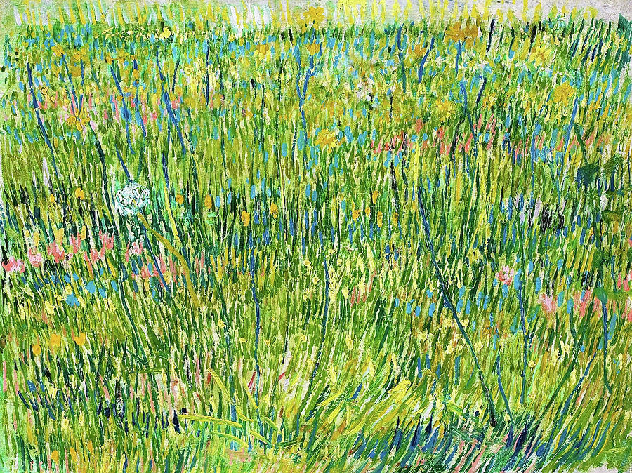 Vincent Van Gogh Painting - Patch Of Grass - Digital Remastered Edition by Vincent van Gogh Vincent Van Gogh Painting - Patch Of Grass - Digital Remastered Edition by Vincent van Gogh