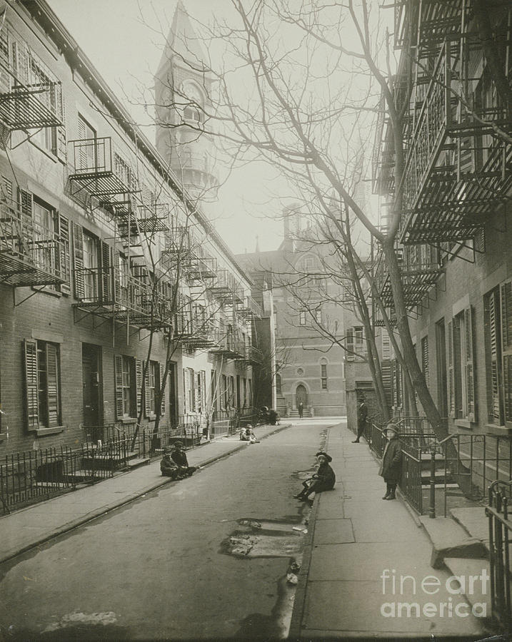 Patchen Place, Greenwich Village, New York, 1916-20 Photograph by American Photographer