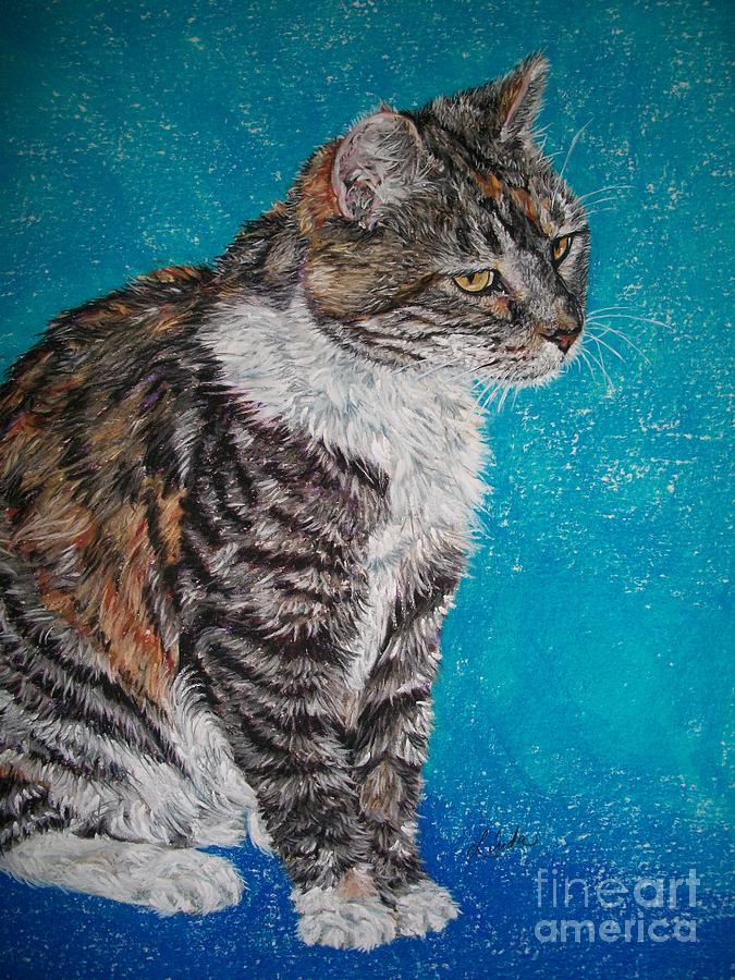 Cat Pastel - Patches by Linda Eversole