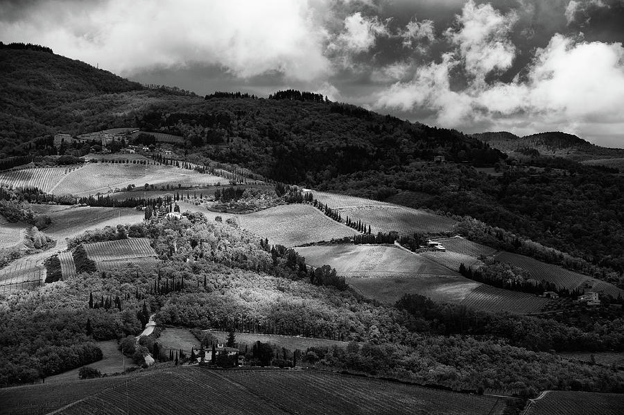 Patches Of Light Over Hills In Chianti Photograph by Philipp Klinger