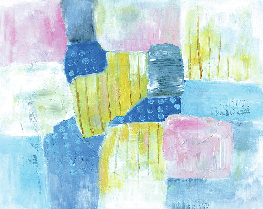 Abstract Painting - Patchwork 2 by Summer Tali Hilty