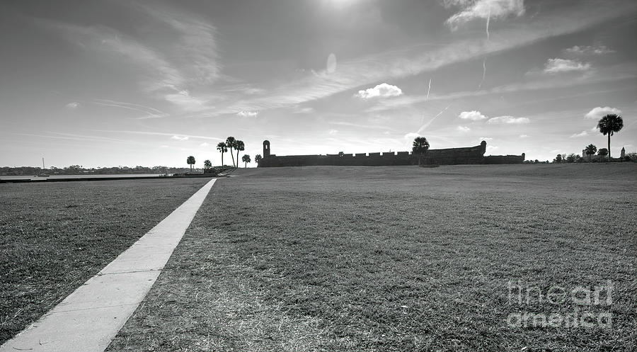 Path To Castillo de San Marcos, St Augustine, FL Photograph by Felix Lai