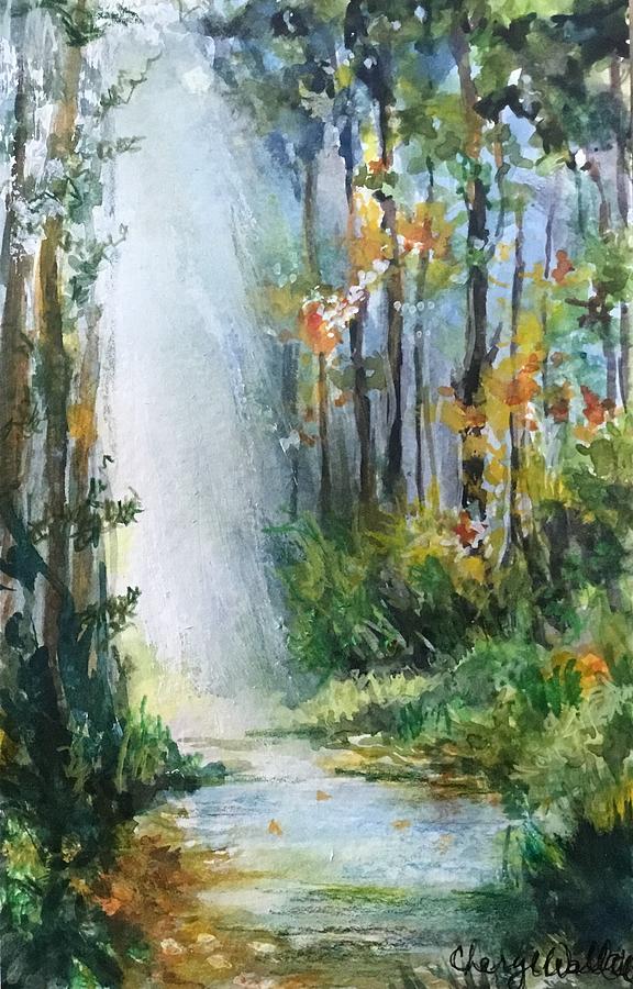 Path to Peace Painting by Cheryl Wallace