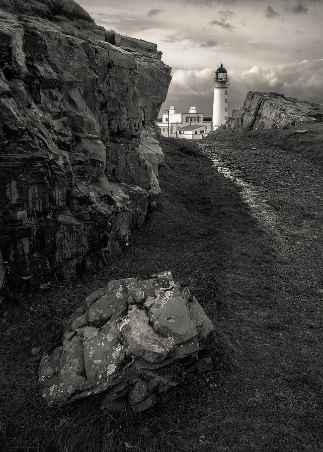 Path to Rua Reidh Lighthouse Photograph by Dave Bowman - Fine Art America