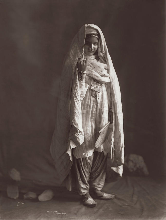 Pathan Woman Photograph by Hulton Archive