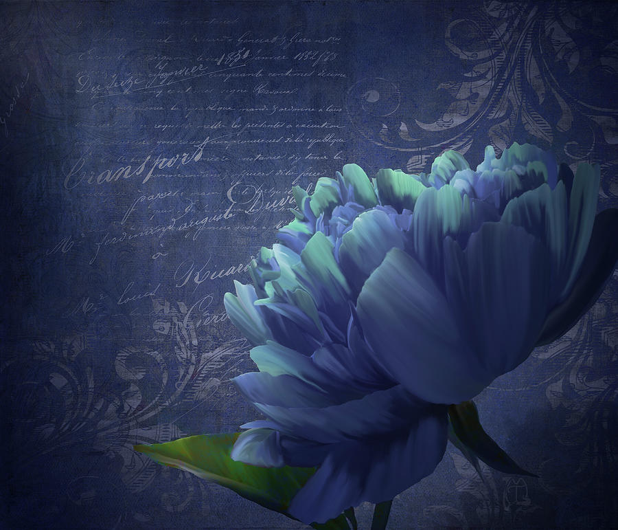 Flowers Still Life Digital Art - Patience by Tina Lavoie