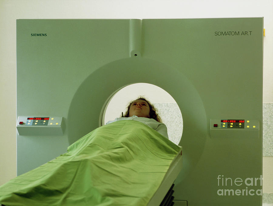 Patient Passes Into A Ct Scanner Photograph by Maximilian Stock Ltd/science Photo Library