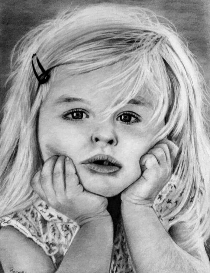 Patiently Waiting Drawing by Rebecca Snow - Fine Art America