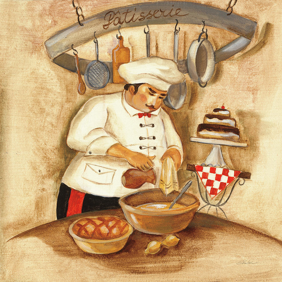 Bakeries Painting - Patisserie by Silvia Vassileva
