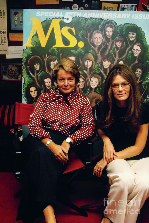Patricia Carbine And Gloria Steinem Photograph by Bettmann