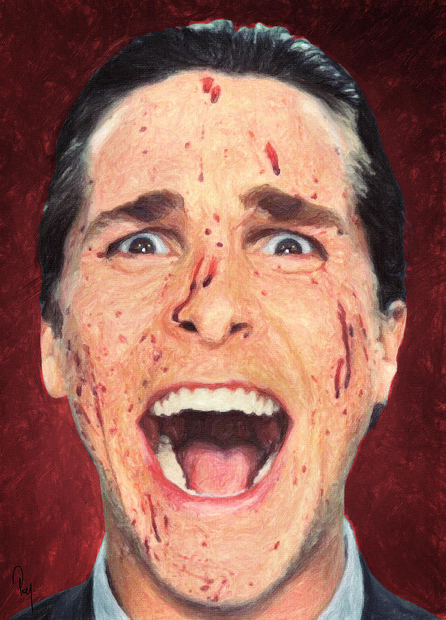 Patrick Bateman Painting - Patrick Bateman by Zapista Zapista Patrick Bateman Painting - Patrick Bateman by Zapista Zapista