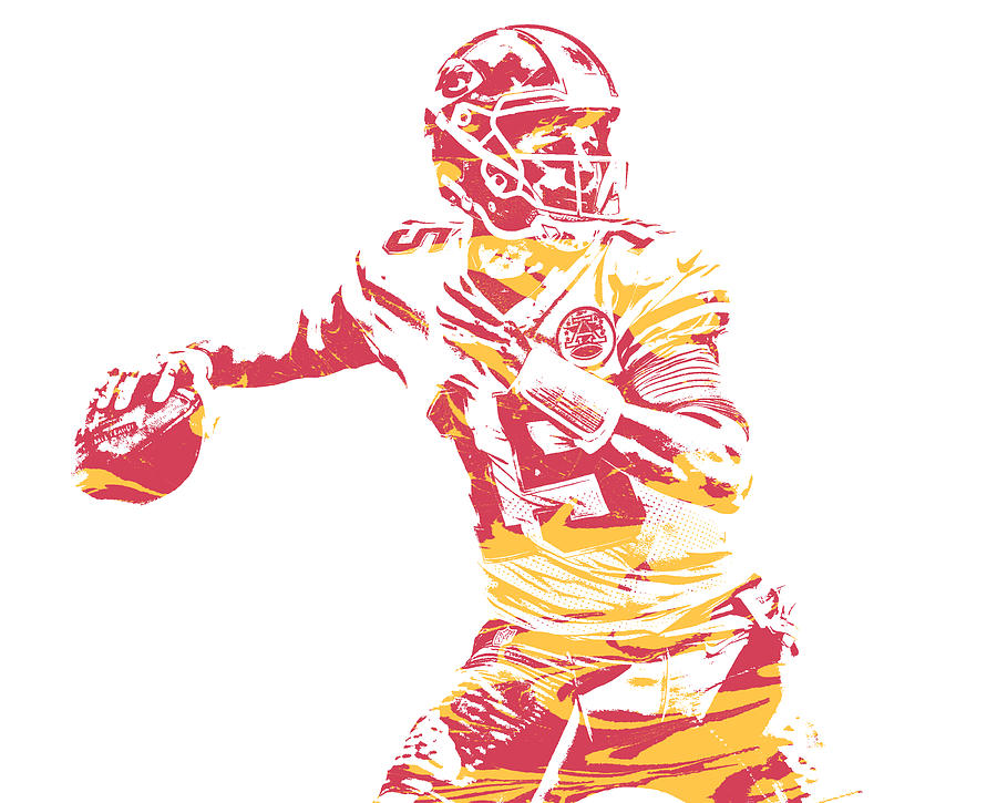 Patrick Mahomes Art, Kansas City Chiefs Gift