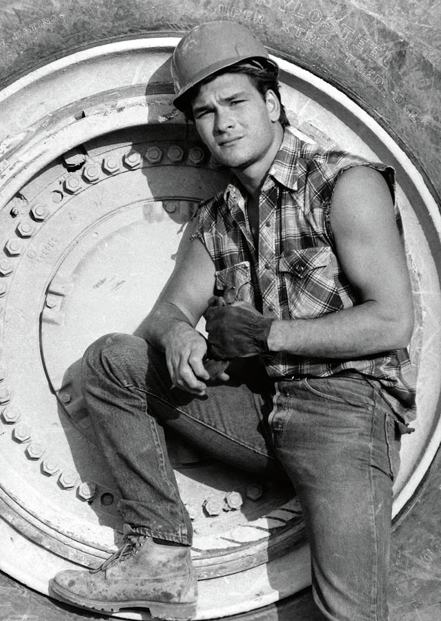 PATRICK SWAYZE in GRANDVIEW U. S. A. -1984-. Photograph by Album PATRICK SWAYZE in GRANDVIEW U. S. A. -1984-. Photograph by Album