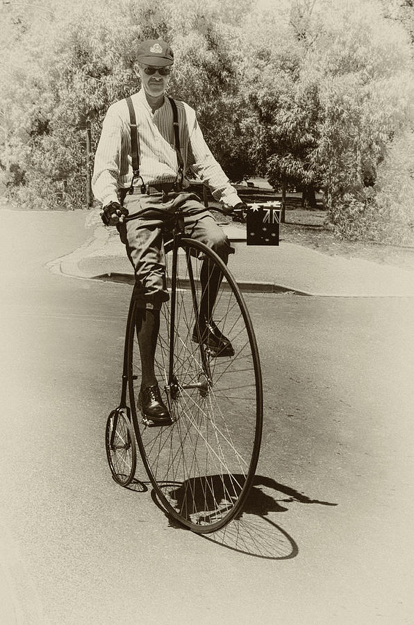 Patriotic Penny Farthing Photograph by Tony Crehan