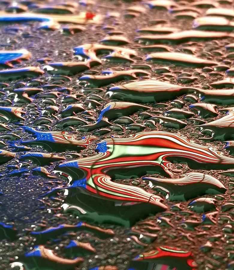 Pattern Photograph - Patriotic Reflections by Ivan Lesica