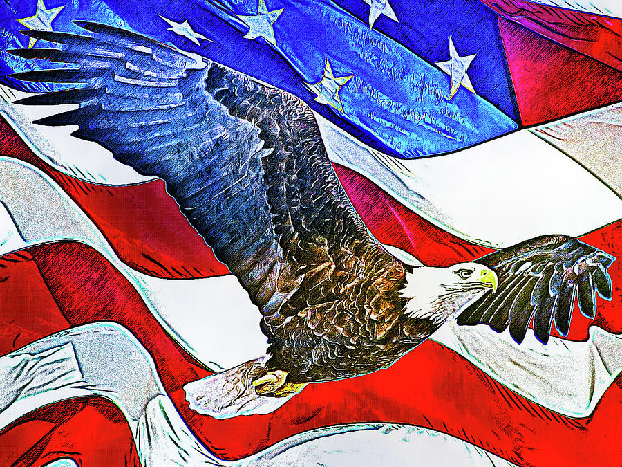 Patriotism Digital Art by Pheasant Run Gallery