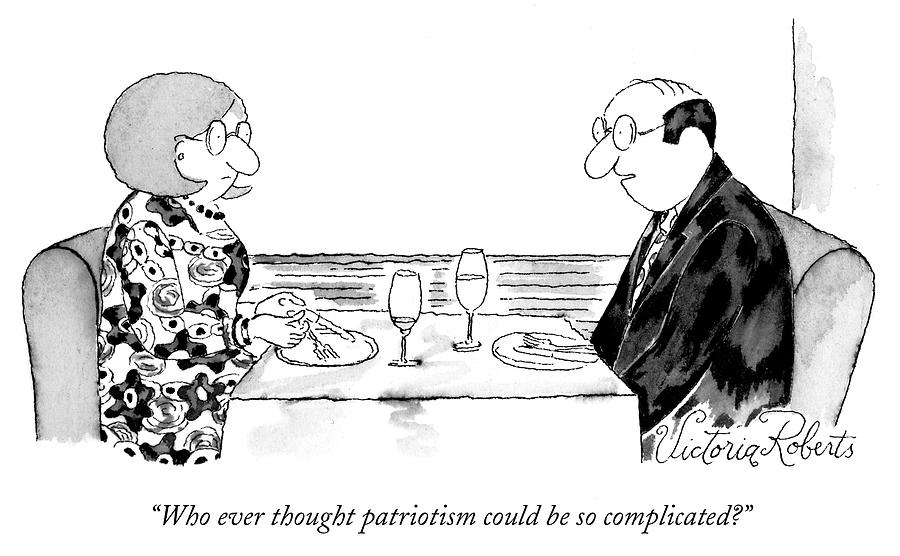 Patriotism Drawing by Victoria Roberts Patriotism Drawing by Victoria Roberts