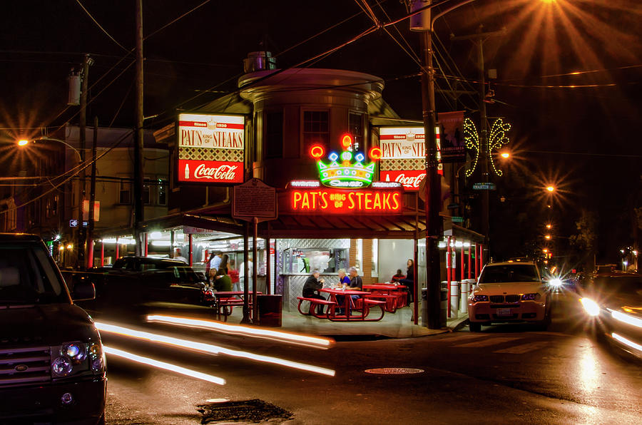 Pats Steaks - South Philadelphia Photograph by Bill Cannon