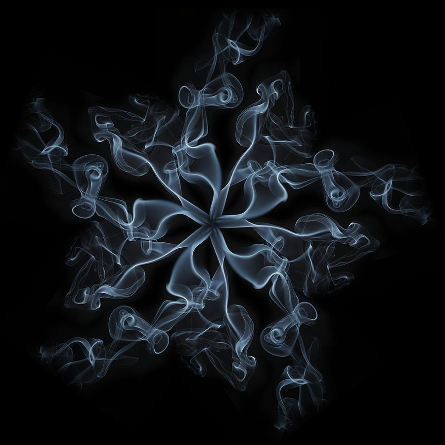 Pattern Of Smoke Wisps Photograph by Paul Taylor