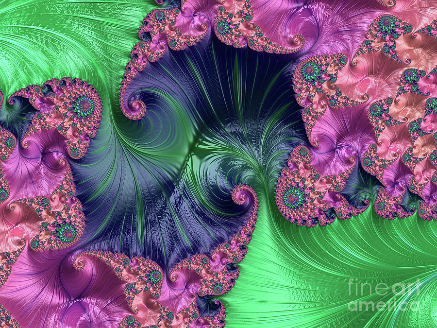 Abstract Digital Art - Patterns of Beauty by Elisabeth Lucas