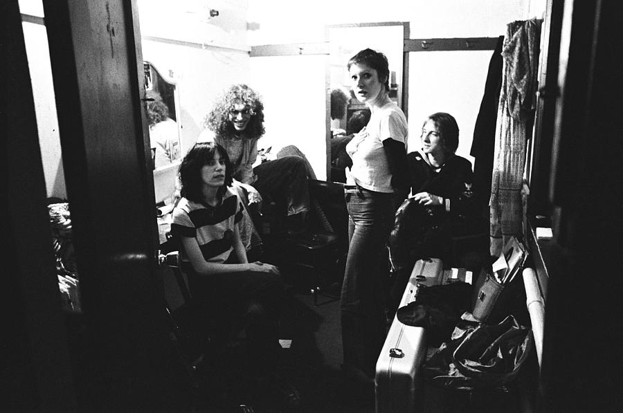 Patti Smith Backstage At The Boarding Photograph by Richard Mccaffrey
