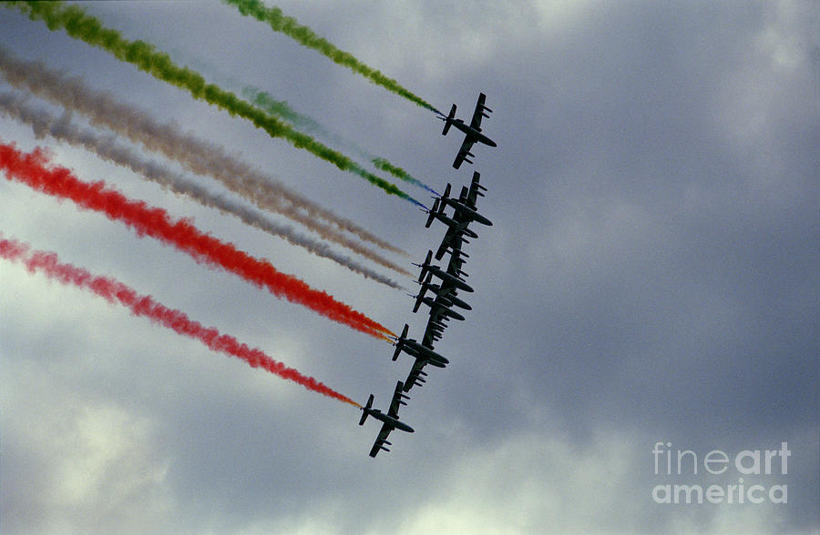 Pattuglia Acrobatica Nazionale Photograph by Riccardo Mottola