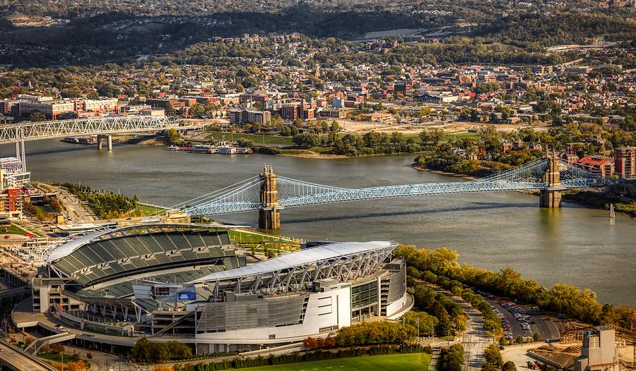 Cincinnati Bengals Photograph - Paul Brown Stadium - Cincinnati by Mountain Dreams