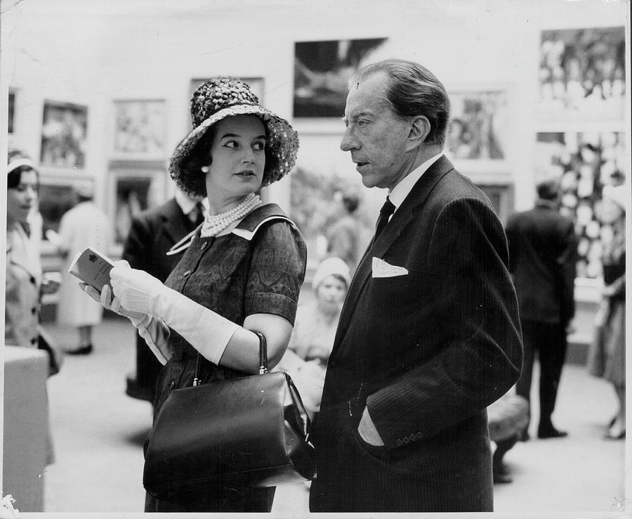 Paul Getty And Robina Lund Photograph by Terry Disney
