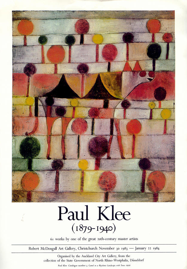 Paul Klee Exhibition 1984 Photograph by Andrew Fare