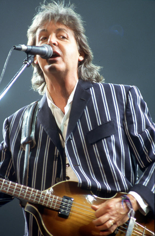 Paul Mccartney In Concert Photograph by Mediapunch