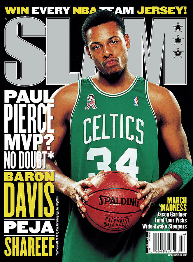Paul Pierce: MVP? SLAM Cover Photograph by Clay Patrick McBride