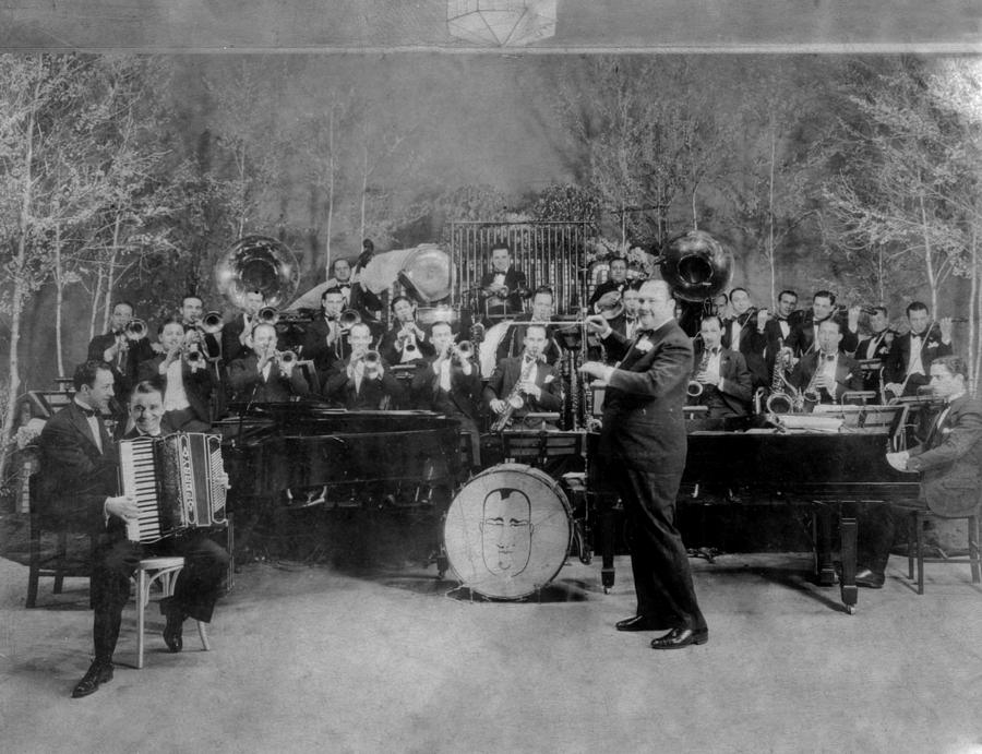 Paul Whiteman And Orchestra Photograph by Chicago History Museum