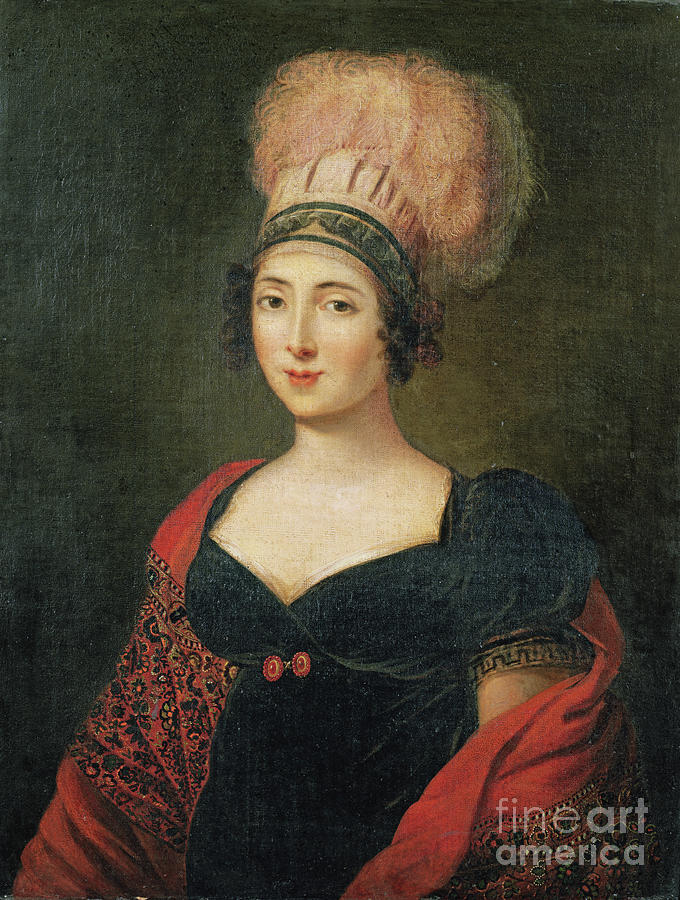 Pauline Borghese, 1805 Painting by French School