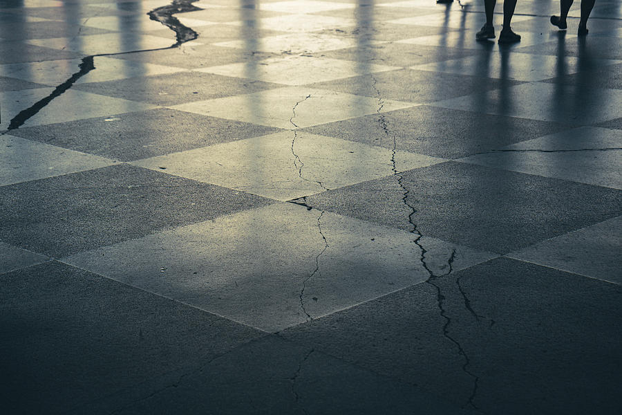 Abstract Photograph - Pavement Cracks by Joshua Leeman