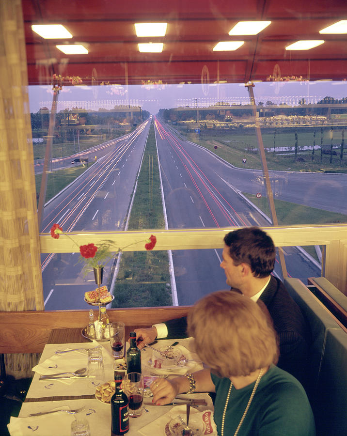 Archival Photograph - Pavesi restaurant by Ralph Crane
