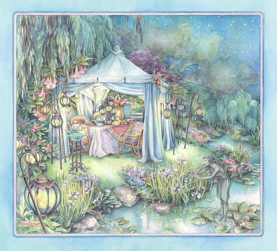 Pavilion Painting by Kim Jacobs Pavilion Painting by Kim Jacobs