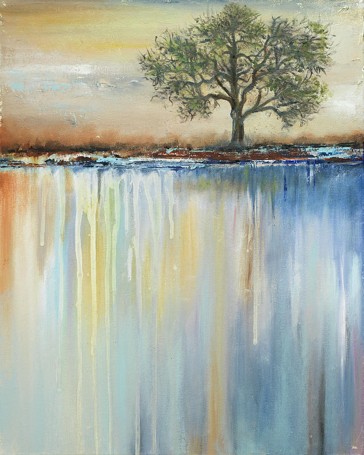 Tree Painting - Paysage I by Patricia Pinto
