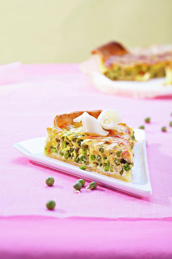 Pea Quiche Photograph by Veigas