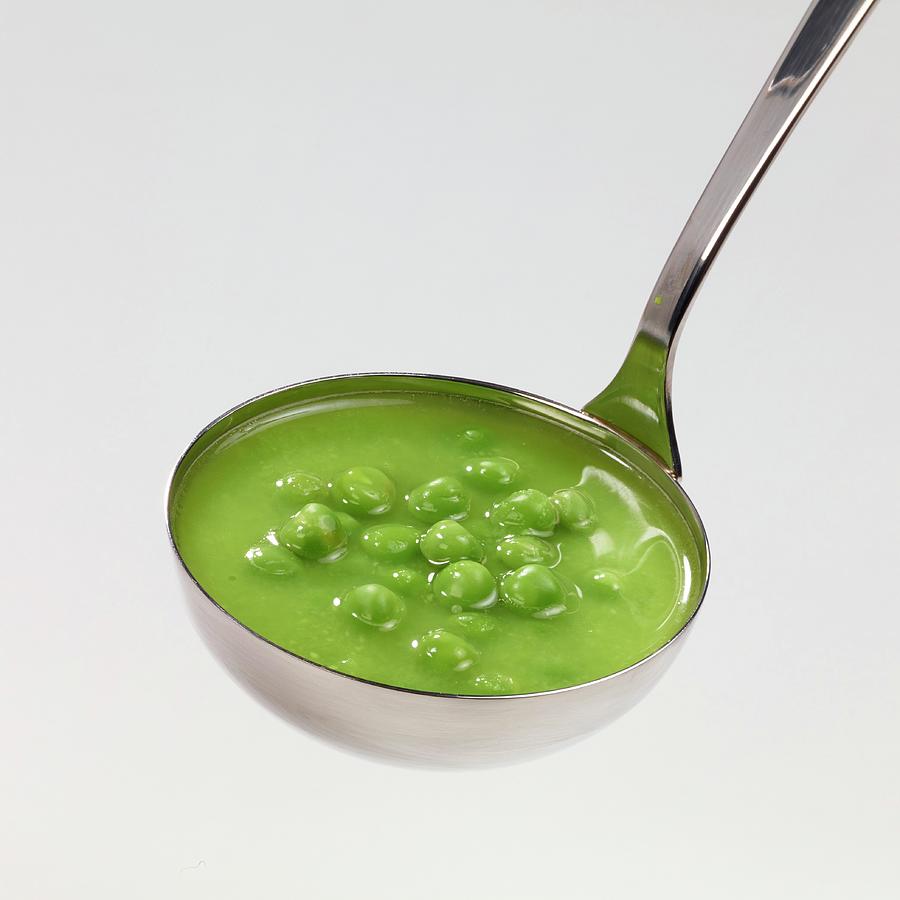 Pea Soup In A Ladle Photograph by Brigitte Wegner