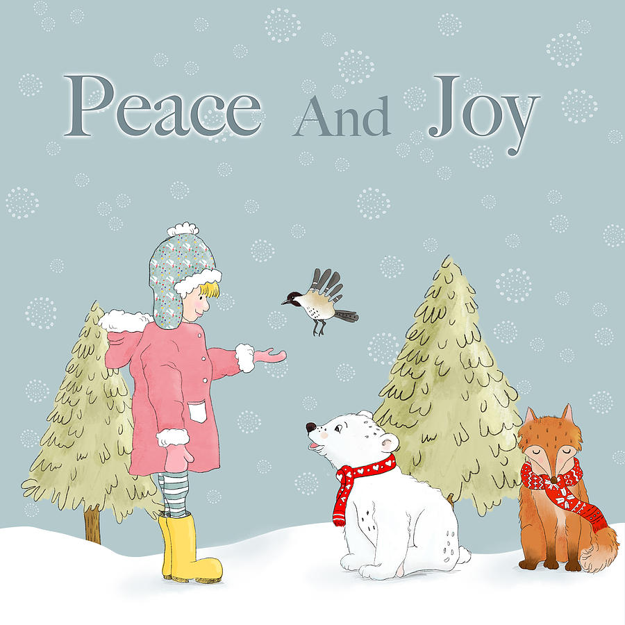 Peace And Joy Drawing by Roberta Murray - Fine Art America