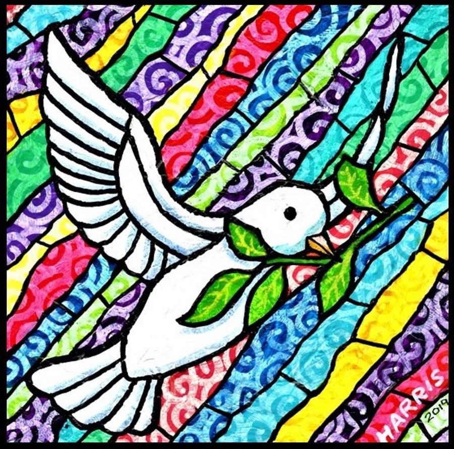 Peace Dove Painting