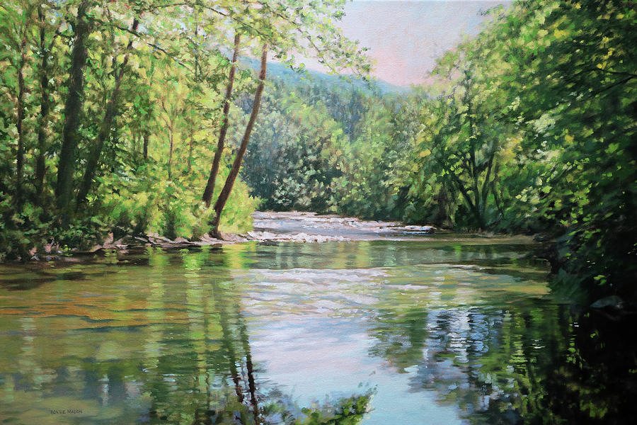 Peace Like A River Painting by Bonnie Mason