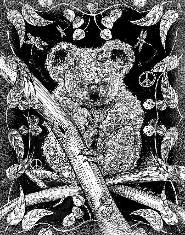 koala love drawing