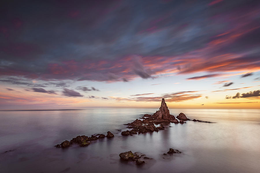 Sunset Photograph - Peace by Manuel Jose Guillen Abad