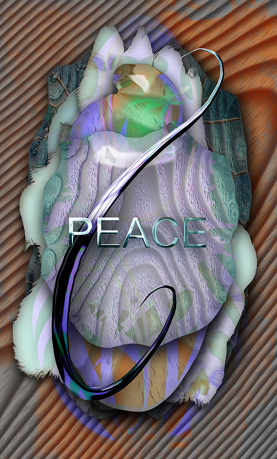 Peace Mixed Media by Marvin Blaine
