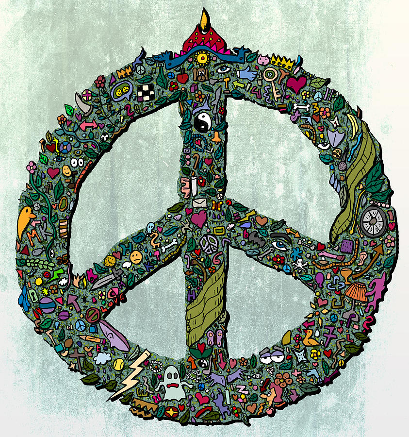 Peace Drawing by Matan Kohn Fine Art America