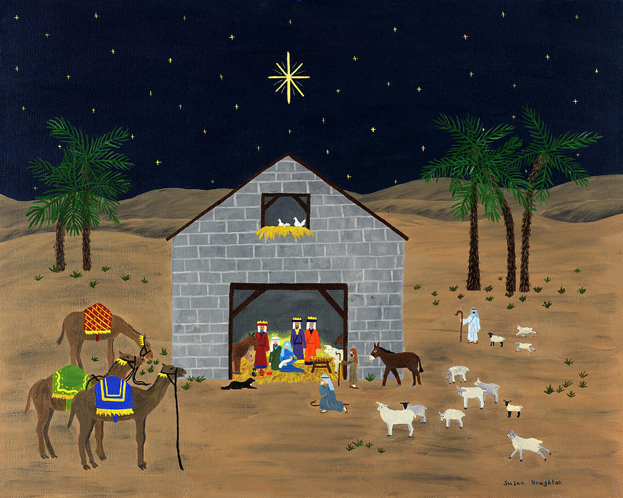 Peace On Earth Painting - Peace On Earth by Susan C Houghton Peace On Earth Painting - Peace On Earth by Susan C Houghton