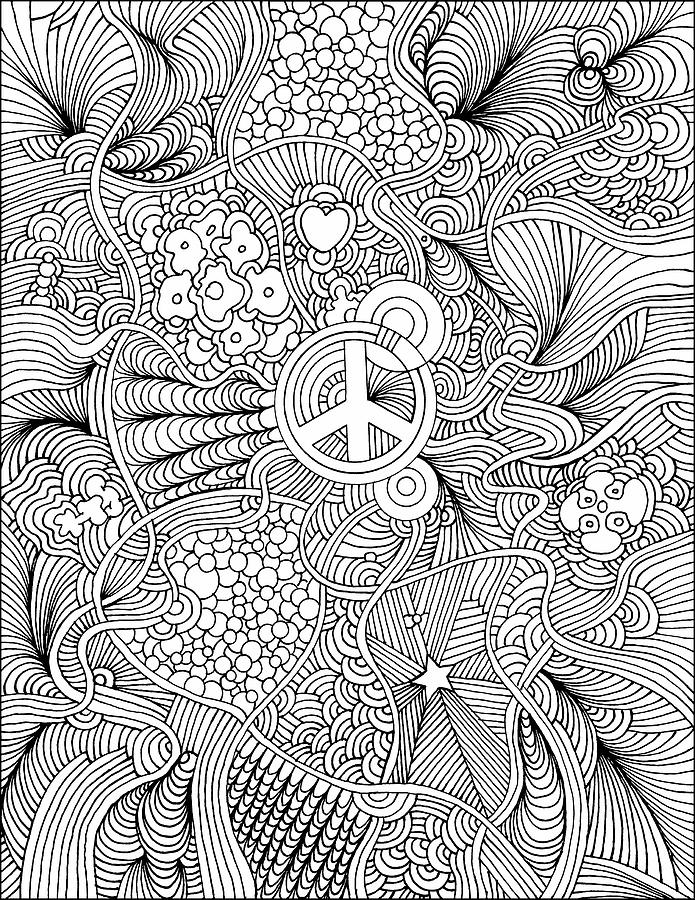 Peace Sign Digital Art - Peace Sign by Howie Green